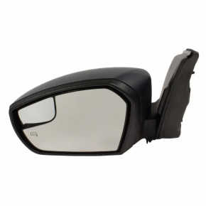 Left side mirror assembly for Ford Escape MK3 2017-2019, red, 14 pins, turn signal, BSM, backlight