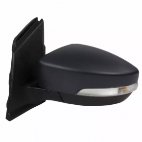 Left side mirror assembly for Ford Escape MK3 2017-2019, red, 14 pins, turn signal, BSM, backlight