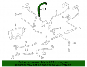 Heated ventilation pipe BMW X3 G01 18-21