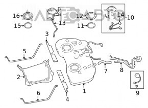 Nissan Altima 19-24 AWD Fuel Filler Cap