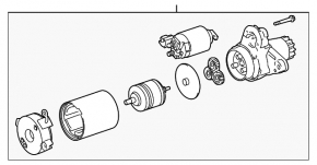 Starter Toyota Highlander 20-22 3.5 under stop-go