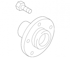 Front left hub Subaru Outback 10-14