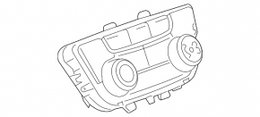 Climate control Buick Encore 17-19 manual without heated seats, button is worn out