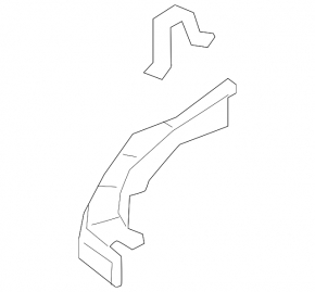 TV eyelash right Lexus UX200 UX250h 19-