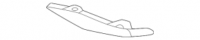 Front bumper tow hook cap left Lexus LX 22-26