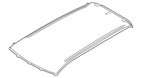 Metal roof for Mitsubishi Outlander 22-25 without panoramic windows