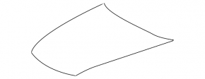 Lexus LS 13-17 bare hood