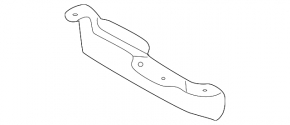 Mudguard front fender liner left Toyota Sienna 18-20