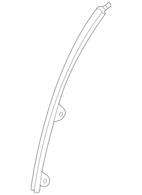 Guide glass door rear right Subaru Outback 20-23