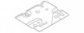 Metal battery tray for Nissan Ariya 23-25