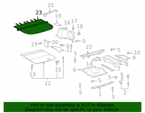 Trunk Curtain Lexus RX300 98-03