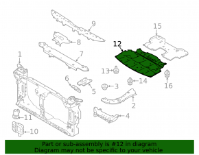 Front Engine Guard Infiniti Q50 14-20 AWD