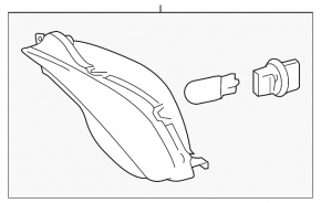 Turn signal right Toyota Camry v55 15-17 usa LED