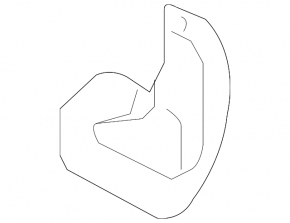 Mudguard rear right Hyundai Elantra UD 11-13