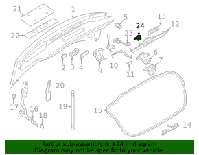 Front camera bracket Audi A5 F5 18-19