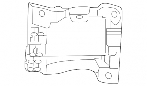 Blind spot sensor bracket right Audi A5 F5 17-