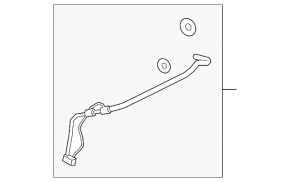 Air conditioning hose, compressor, heater, second Porsche Cayenne 19-23 2.9T, 3.0T