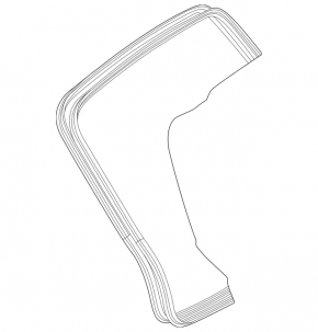Mercedes W167 GLE 350 450 20-23 Trunk Door Seal