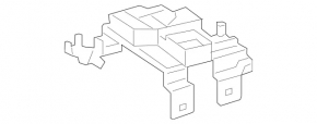 Positive terminal for Mercedes A-class V177 19-22 with distribution plate