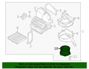 Mazda CX-50 23-25 heater fan motor for auto