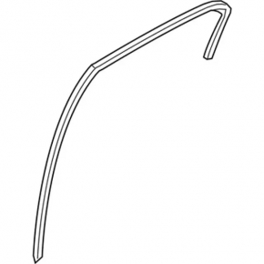 Rear left glass seal Ford Ecosport 18-22