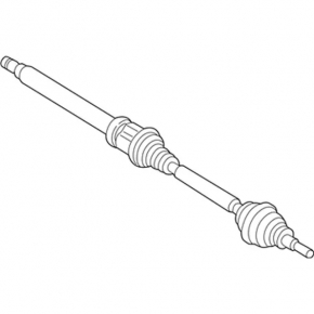 Drive axle shaft front right Lincoln MKZ 17-20 2.0T FWD