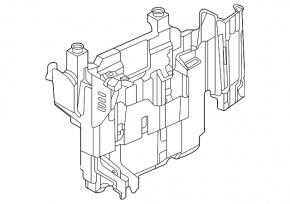 Bracket ECU block engine computer BMW 3 G20 19- 2.0T
