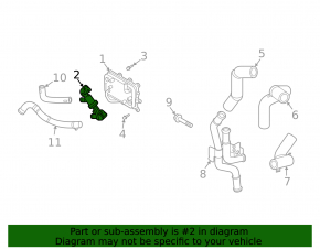 Kia Sportage 23-26 2.5 Automatic Transmission Cooling System Valve