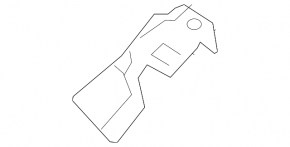 Hood hinge trim left Volvo V90 17-22 usa
