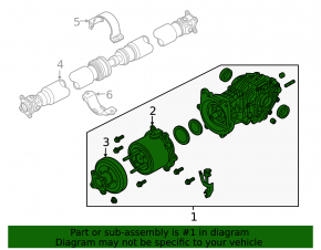 Rear differential gearbox Infiniti JX35 QX60 13- 67k