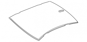 Roof metal BMW 5 F10 09-16 hatch, sawed off