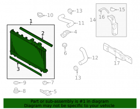 Subaru Impreza WRX GH 2008-2014 2.5T Water Cooling Radiator
