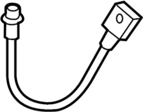 Front left brake hose for Infiniti M37 Q70 11-19