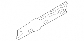 Threshold bracket right front BMW X1 F48 16-22