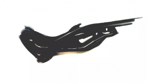 Left hood hinge for a Subaru Impreza WRX GH 2008-2014