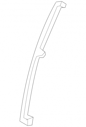 Toyota Camry v70 18-24 rear right door glass guide (length)