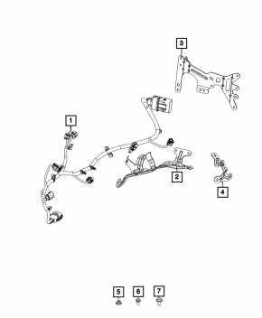 Jeep Compass 23-26 automatic transmission wiring