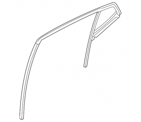 Rear left window seal for Kia Optima 11-15