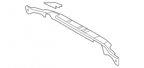 Metal windshield wiper pan for Audi Q3 83A 19-25