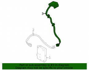 GPS Navigation System Antenna Mitsubishi Outlander 22-25