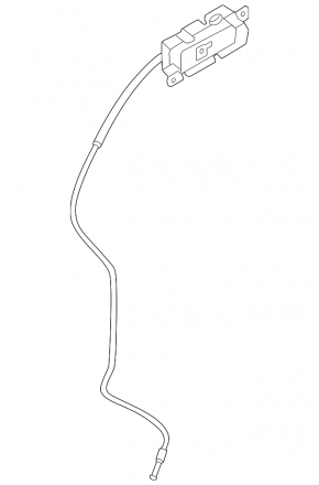 Right rear seat folding lever for Kia Sportage 23-26 HEV, black
