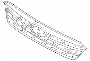 Subaru Impreza 20-23 GK radiator grille without molding and emblem