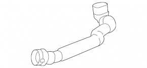 Cooling system hose for Mercedes C-class W205 300 15-18