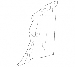 Radiator deflector left Mazda3 MPS 09-13 TYC