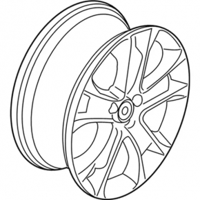 Wheel R18 Ford Escape MK3 13-19 type 3, light curb