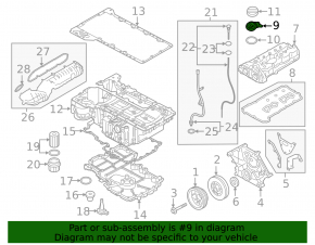 Oil filler neck BMW X7 G07 19-20 4.4T N63B44D AWD