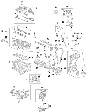 Cylinder head assembly Honda Accord 18-22 1.5T L15B7