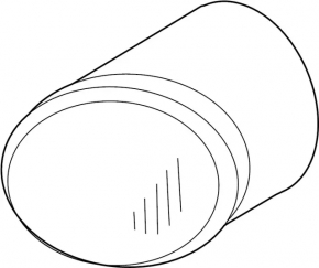 Fog lamp PTF right Nissan Murano z52 15-18 broken glass