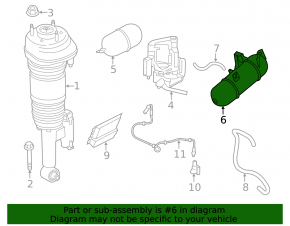 Air suspension receiver BMW 7 G11 G12 16-22
