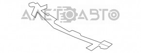 Upper radiator grille mount Lexus RX350 RX450h 20-22
